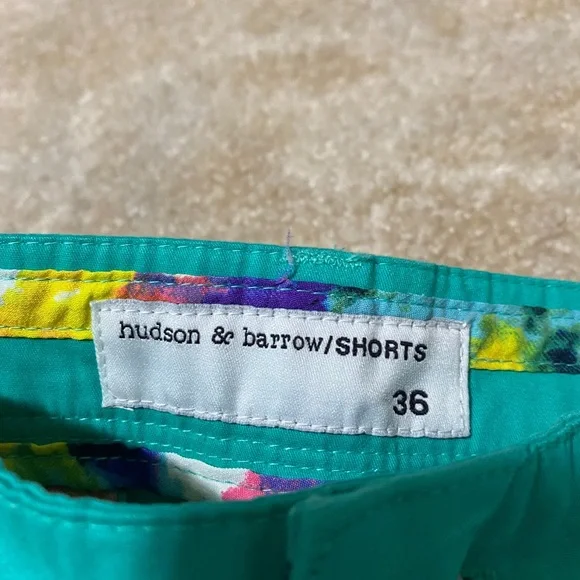 Mens Hudson & Barrow shorts 36 NWOT - Picture 3 of 7